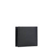 Black Calf Leather Bos Taurus WalletCalfskin Wallet by Ferragamo, billfold design, plaque with iconic Gancini logo applied on front, interior card slot, bill compartment. Season: AW25 Dimension: 11.5×11.5 Composition: 100% Calf Leather Bos Taurus MADE IN