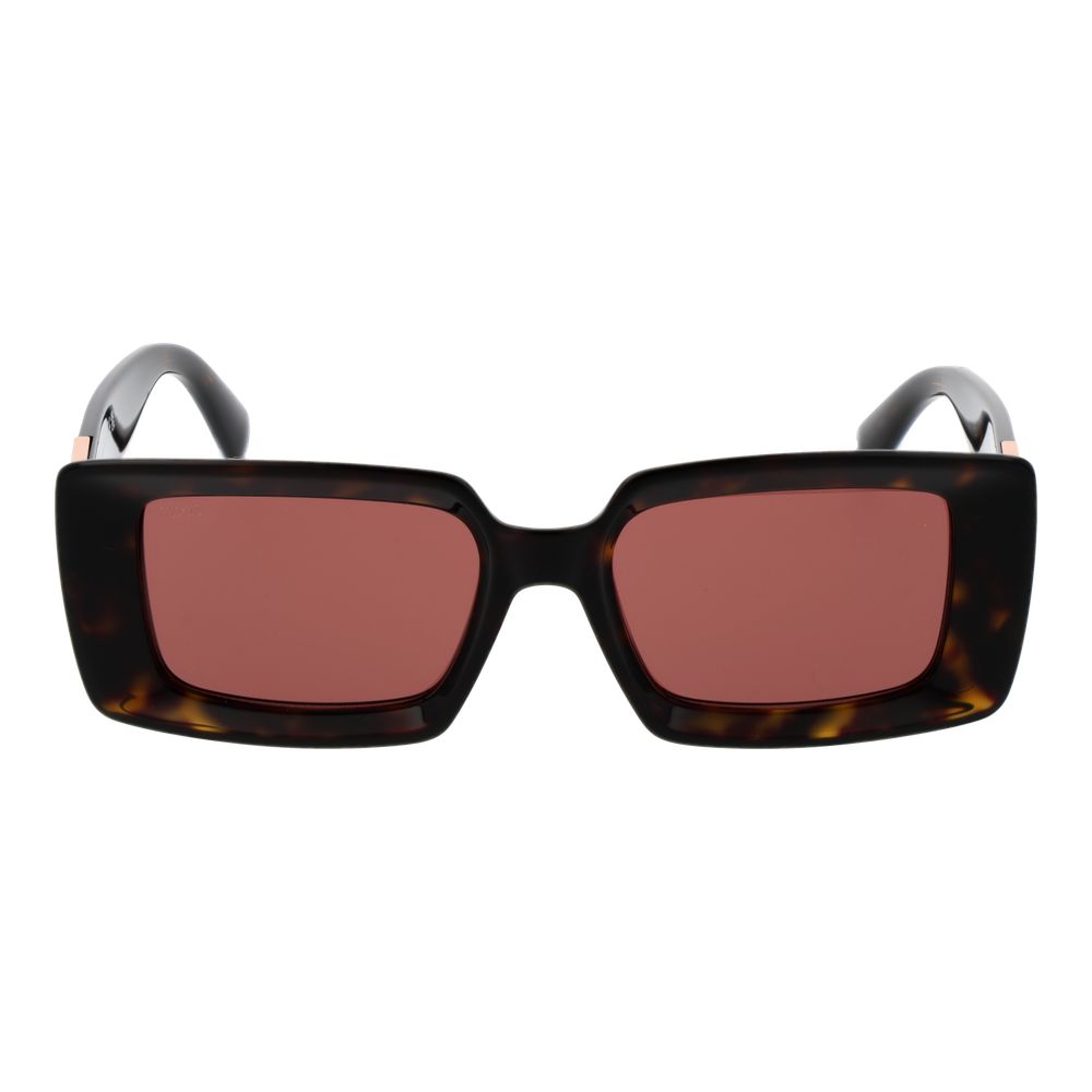 Brown Synthetic Frame Sunglasses with Rose Lenses
