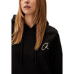 Black Recycled Cotton SweatshirtDiscover the Calvin Klein Jeans EMBROIDERED CK REGUL J20J224179 women’s sweatshirt, crafted from 100% recycled cotton. This garment combines comfort and style, making it perfect for a casual and fashionable look. The sweats