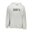 White Cotton Men SweaterElevate your off-duty style with this impeccable Calvin Klein hooded sweatshirt. Designed for the fashion-forward individual, it features a bold print and the iconic Calvin Klein logo, exuding an air of casual sophistication. Craft