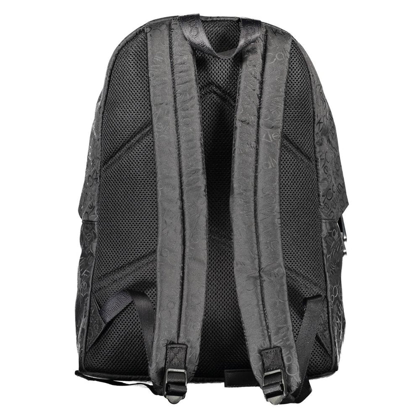 Black Polyester Backpackbackpack 1 handle, adjustable straps, 1 external pocket, 1 internal pocket, internal space for laptop and pen holder, contrasting details, zip closure, logoBlack Polyester Backpack${tagsCalvin KleinAulae Black Polyester Backpack Ca