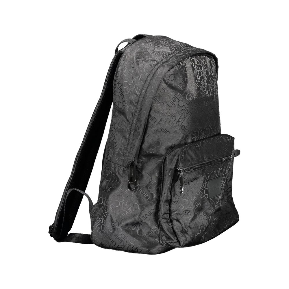 Black Polyester Backpackbackpack 1 handle, adjustable straps, 1 external pocket, 1 internal pocket, internal space for laptop and pen holder, contrasting details, zip closure, logoBlack Polyester Backpack${tagsCalvin KleinAulae Black Polyester Backpack Ca