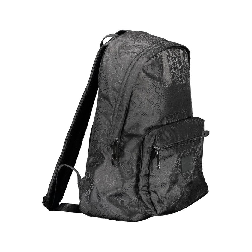 Black Polyester Backpackbackpack 1 handle, adjustable straps, 1 external pocket, 1 internal pocket, internal space for laptop and pen holder, contrasting details, zip closure, logoBlack Polyester Backpack${tagsCalvin KleinAulae Black Polyester Backpack Ca