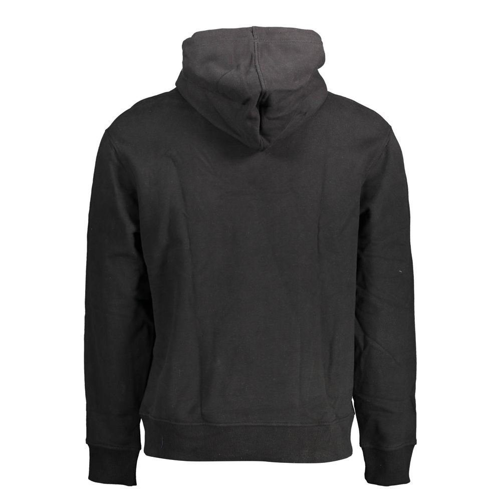 Black Cotton Men SweaterStep into effortless style with this sleek Calvin Klein hoodie, where casual elegance meets unrivaled comfort. This essential piece features bold branding to showcase your taste for refined trends. It’s the perfect addition to your