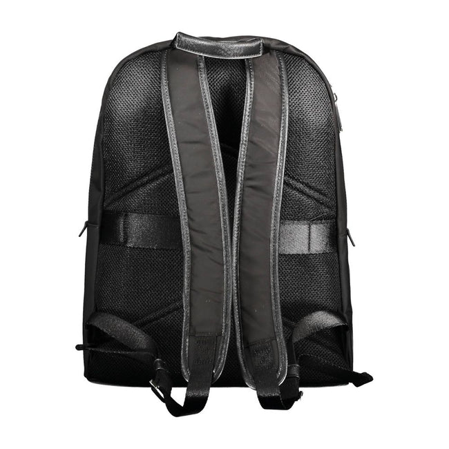 Black Polyester Backpackbackpack 1 handle, adjustable straps, 1 external pocket, 1 internal lap-top pocket, 1 internal pocket, contrasting details, zip closure, logo, 100% recycled polyesterBlack Polyester Backpack${tagsCalvin KleinAulae Black Polyester B