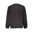 Black Cotton Men SweaterElevate your style with the Calvin Klein difference. This sleek black sweatshirt boasts long sleeves and a contemporary round neck, complete with a bold print and the unmistakable Calvin Klein logo. Crafted from premium cotton, it
