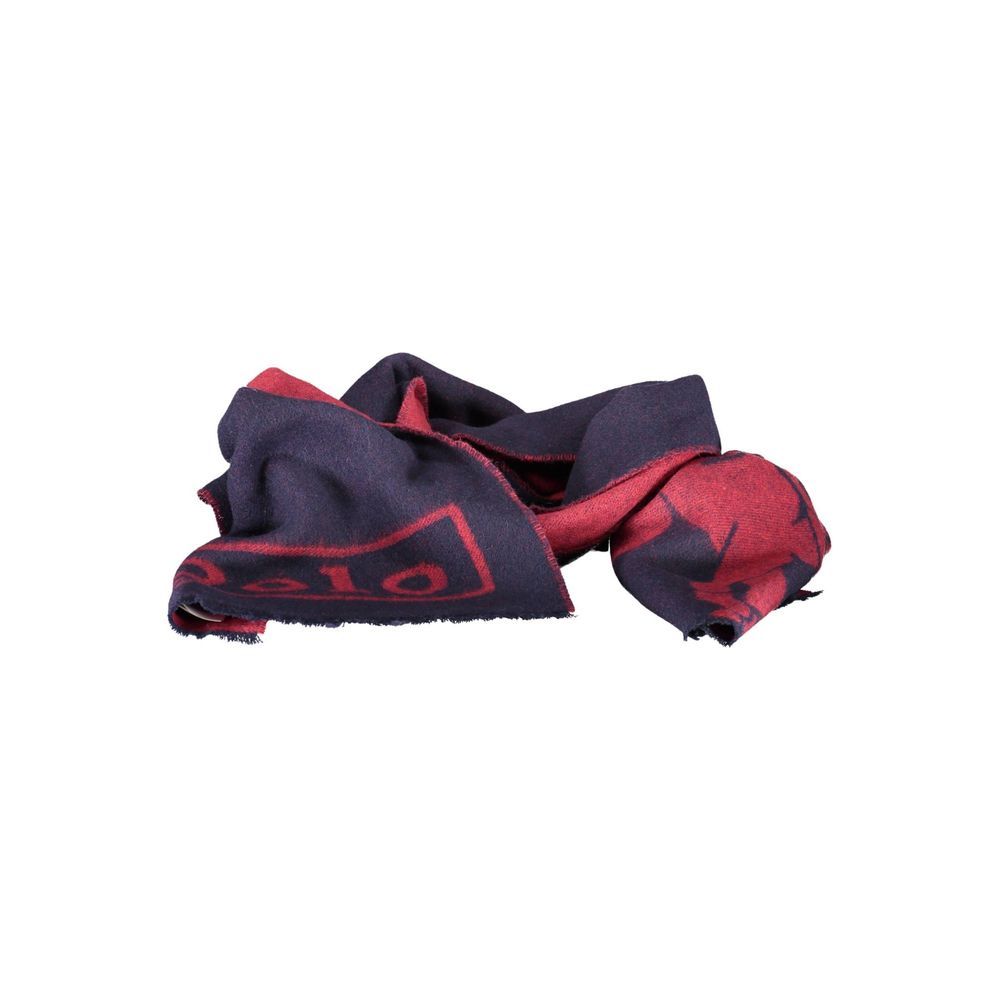 Blauer Wollschal von Ralph Lauren mit Logo-Detail