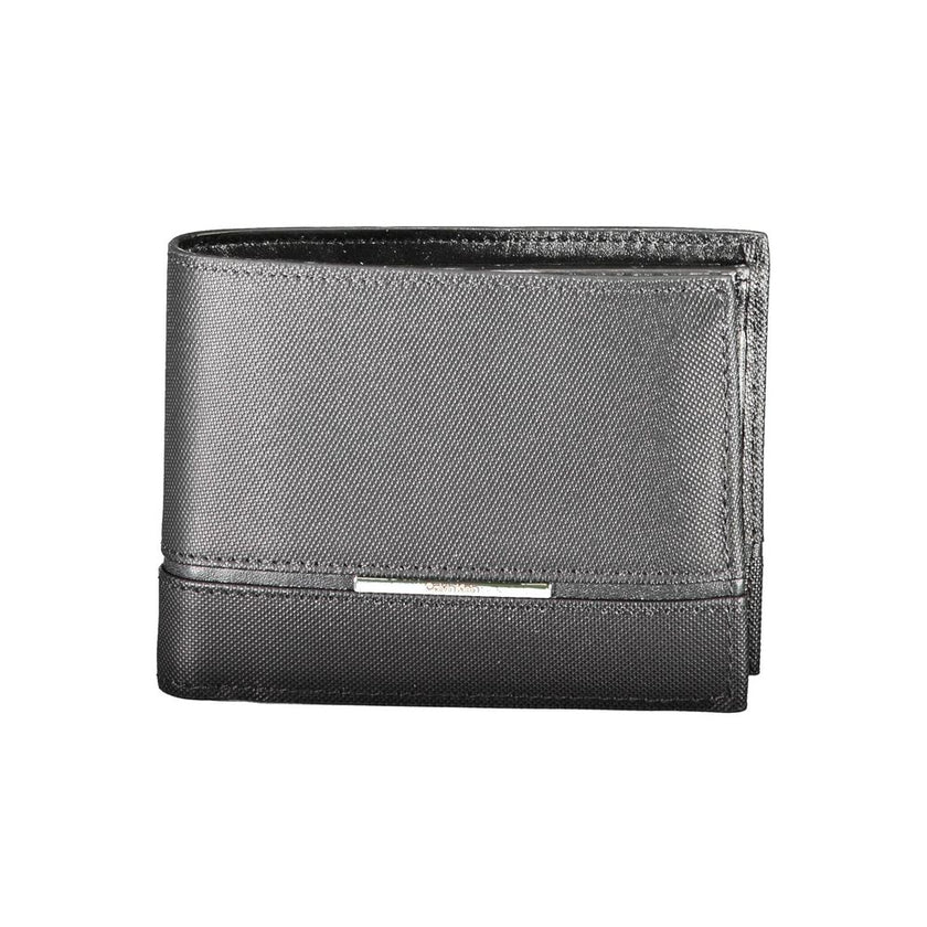 Black Leather Walletwallet 2 compartments, coin purse, double spaces formed by card, rfid block, contrasting details, logoBlack Leather Wallet${tagsCalvin KleinAulae Black Leather Wallet Calvin KleinAulae Black Leather Wallet wallet 2 compartments, coin p