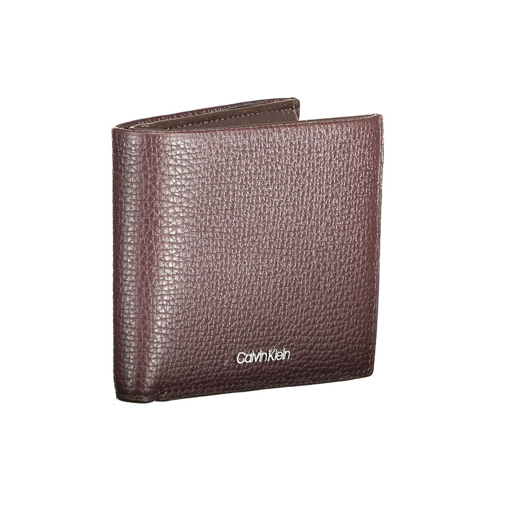 Brown Leather Walletwallet 2 compartments, coin purse, spaces formed by card, logoBrown Leather Wallet${tagsCalvin KleinAulae Brown Leather Wallet Calvin KleinAulae Brown Leather Wallet wallet 2 compartments, coin purse, spaces formed by card, logo 110296