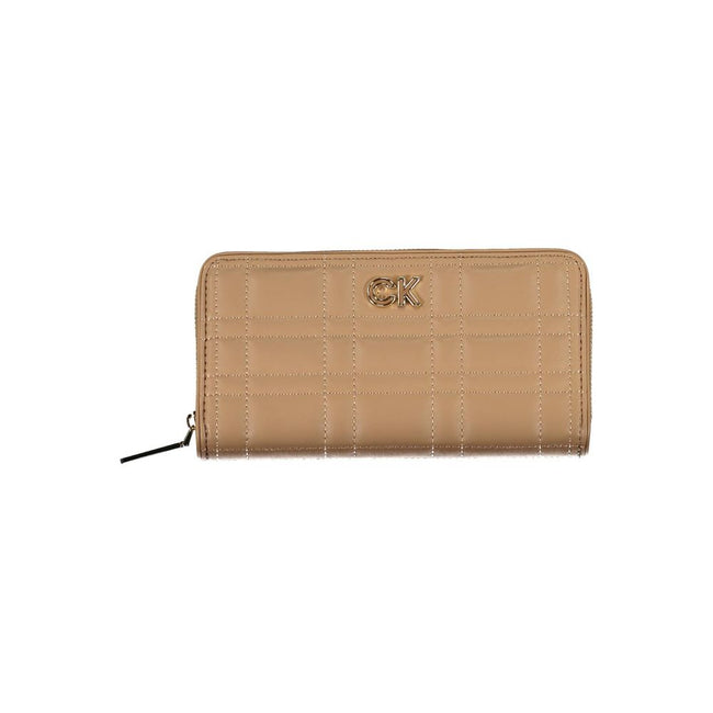 Beige Polyester Walletwallet 5 compartments, coin purse, double spaces formed by card, rfid block, contrasting details, zip closure, logoBeige Polyester Wallet${tagsCalvin KleinAulae Beige Polyester Wallet Calvin KleinAulae Beige Polyester Wallet wallet 5