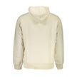 Beige Cotton Men SweaterStep into sustainable luxury with this Calvin Klein icon—a long-sleeved sweatshirt defined by its polished hooded design and signature logo embellishment. Tailored from 100% recycled cotton, it’s a trendsetting eco-conscious choice