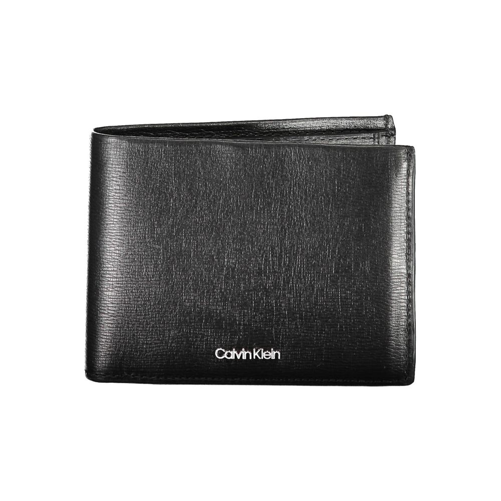 Black Leather Walletwallet 2 compartments, coin purse, double spaces formed by cards, rfid blocker, logoBlack Leather Wallet${tagsCalvin KleinAulae Black Leather Wallet Calvin KleinAulae Black Leather Wallet wallet 2 compartments, coin purse, double space