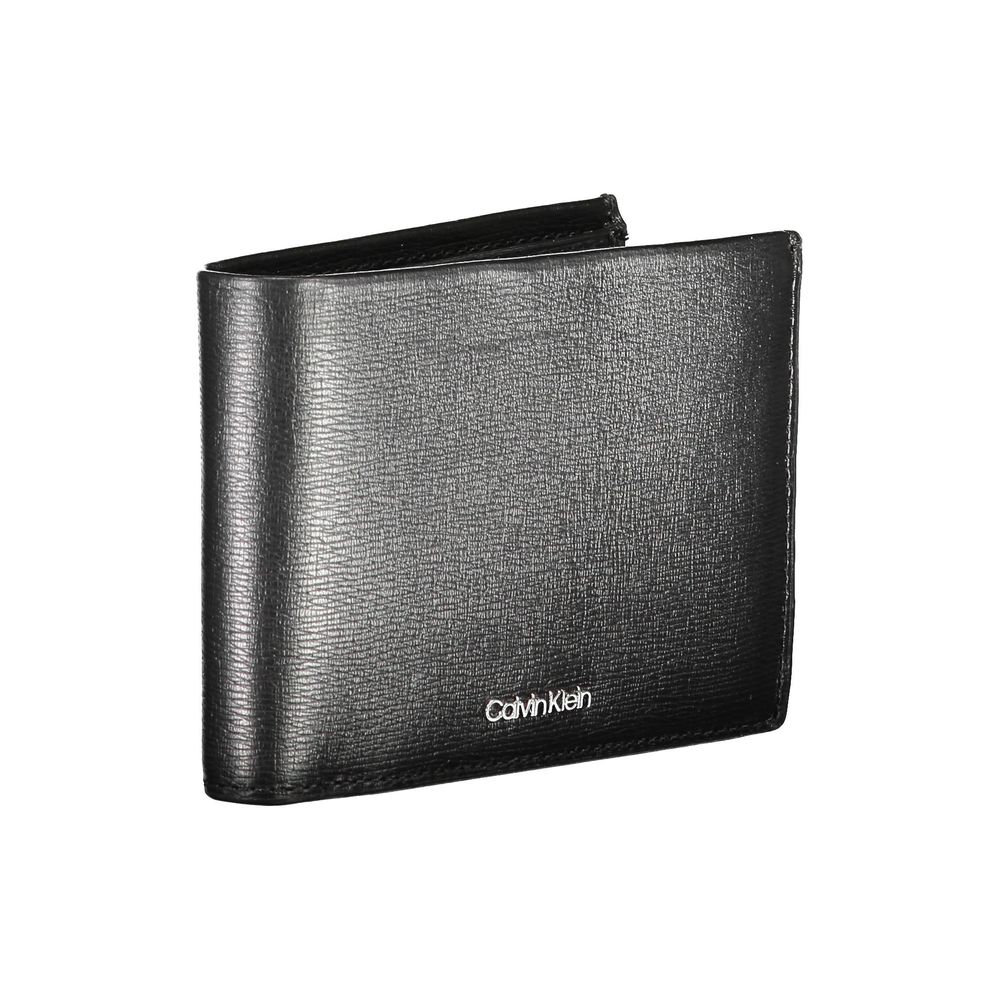 Black Leather Walletwallet 2 compartments, coin purse, double spaces formed by cards, rfid blocker, logoBlack Leather Wallet${tagsCalvin KleinAulae Black Leather Wallet Calvin KleinAulae Black Leather Wallet wallet 2 compartments, coin purse, double space
