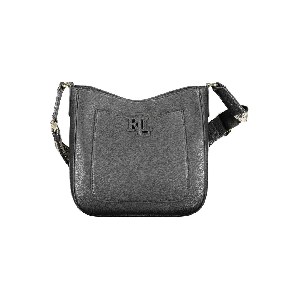 Nero Leather Shoulder Bag with Adjustable Strap