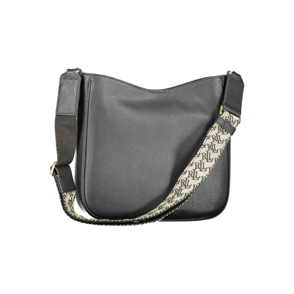 Nero Leather Shoulder Bag with Adjustable Strap