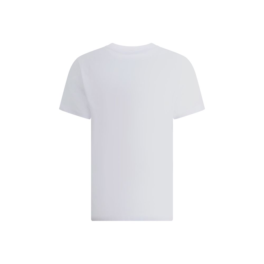 White Cotton T-ShirtKenzo’s cotton Gots Boke Flower 2.0 T-Shirt is an item with a bold, contemporary style. Featuring a ribbed crew neck, it offers a comfortable and versatile fit. The maxi print with the brand’s iconic logo on the front creates a strong