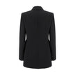 Black Wool BlazerWool Blazer Jacket by Balenciaga featuring front button closure, classic lapels, two side flap welt pockets, one front welt pocket, structured shoulders, regular fit. Season: AW25 Composition: 100% Wool MADE IN ITALYBlack Wool Blazer${tag