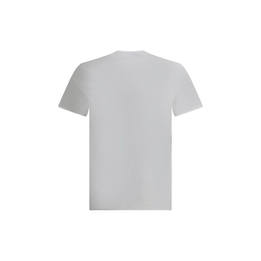 White Cotton T-ShirtVersace’s cotton T-Shirt combines essential elegance and distinctive identity in a striking casual piece. Made of soft monochrome patterned cotton, it features a ribbed crew neck and a regular fit that ensures comfort and versatility.