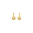 Gold Brass EarringsVersace Earrings feature a timeless round design, embellished with the iconic Medusa head in relief on the front. A distinctive symbol of the House, they add a bold and recognizable touch to any look, blending classic elegance and stron