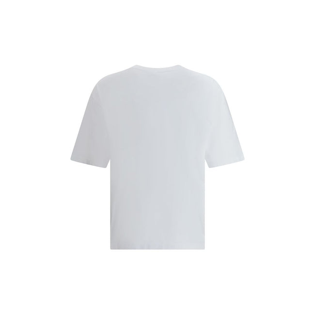 Blue Cotton T-ShirtDsquared2’s cotton T-Shirt is an essential garment with an urban, contemporary style. Made from soft cotton, it features a ribbed crew neck for comfort and durability. Printed on the front is the brand’s iconic contrasting monogram, a d