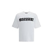 White Cotton T-ShirtCotton T-Shirt by Dsquared2 features a ribbed crew neck for optimal comfort. It features the iconic contrasting monogram on both the front and back, giving the garment a distinctive and contemporary look. Perfect for casual style with