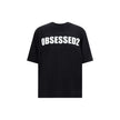 Black Cotton T-ShirtCotton T-Shirt by Dsquared2 features a ribbed crew neck for optimal comfort. It features the iconic contrasting monogram on both the front and back, giving the garment a distinctive and contemporary look. Perfect for casual style with