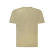 Green Cotton Men T-ShirtElevate your casual ensemble with this enviable Hugo Boss T-shirt. Crafted for the modern man who appreciates timeless sophistication, this short-sleeve, crew neck tee is accentuated with intricate embroidery and a distinctive logo