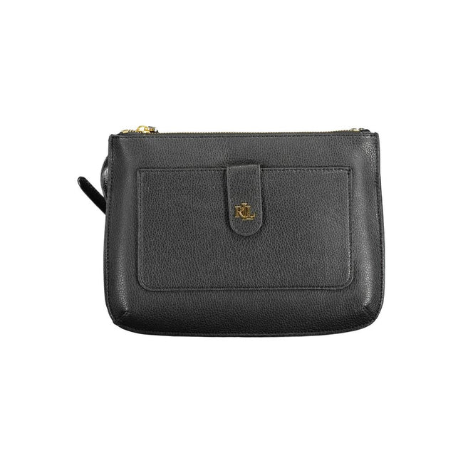 Black Leather Handbagadjustable and removable shoulder bag, 1 external pocket, 1 internal pocket, contrasting details, zip and snap closure, logoBlack Leather Handbag${tagsRalph LaurenAulae Black Leather Handbag Ralph LaurenAulae Black Leather Handbag adj