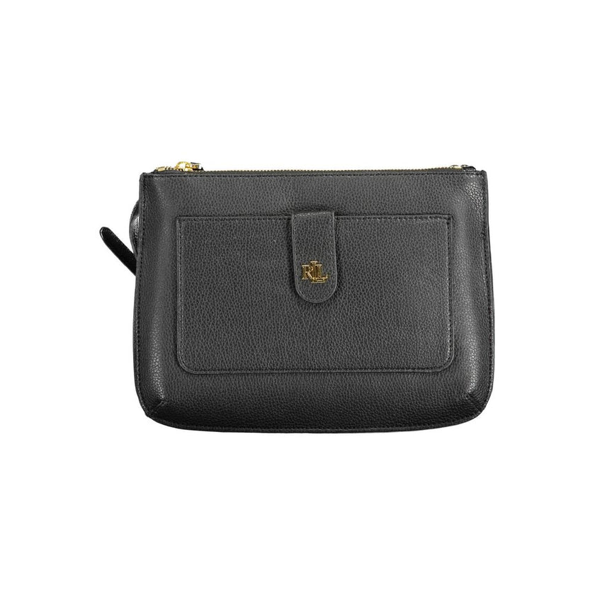Black Leather Handbagadjustable and removable shoulder bag, 1 external pocket, 1 internal pocket, contrasting details, zip and snap closure, logoBlack Leather Handbag${tagsRalph LaurenAulae Black Leather Handbag Ralph LaurenAulae Black Leather Handbag adj