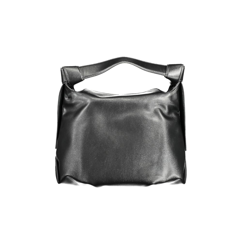 Black Polyester Handbagbag 1 handle, adjustable and removable shoulder strap, 1 inside pocket, contrasting details, snap closure, logo, 100% recycled polyesterBlack Polyester Handbag${tagsCalvin KleinAulae Black Polyester Handbag Calvin KleinAulae Black P