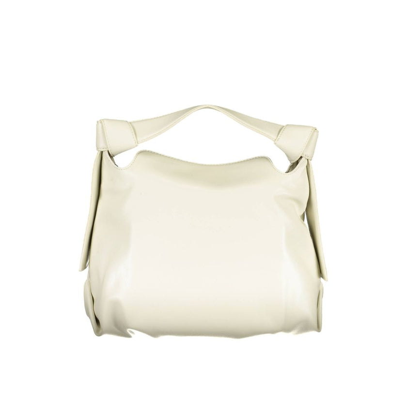 Beige Polyester Handbagbag 1 handle, adjustable and removable shoulder strap, 1 inside pocket, contrasting details, snap closure, logo, 100% recycled polyesterBeige Polyester Handbag${tagsCalvin KleinAulae Beige Polyester Handbag Calvin KleinAulae Beige P