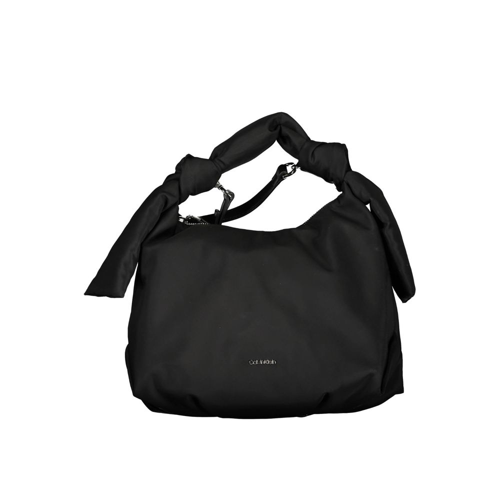 Black Polyester Handbagbag 1 handle, adjustable and removable shoulder strap, 2 inside pockets, zip closure, contrasting details, logo, 60 recycled polyesterBlack Polyester Handbag${tagsCalvin KleinAulae Black Polyester Handbag Calvin KleinAulae Black Pol