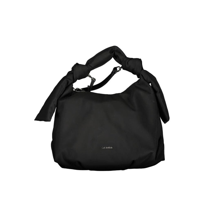 Black Polyester Handbagbag 1 handle, adjustable and removable shoulder strap, 2 inside pockets, zip closure, contrasting details, logo, 60 recycled polyesterBlack Polyester Handbag${tagsCalvin KleinAulae Black Polyester Handbag Calvin KleinAulae Black Pol