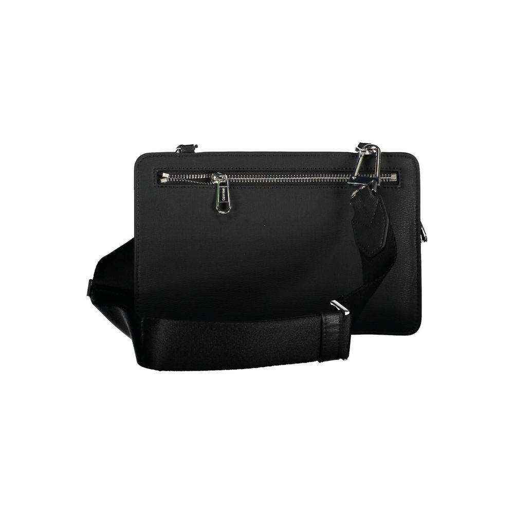 Black Polyester Shoulder Bagadjustable and removable shoulder strap. 1 external pocket, contrasting details, zip closure, logo, 60% recycled polyesterBlack Polyester Shoulder Bag${tagsCalvin KleinAulae Black Polyester Shoulder Bag Calvin KleinAulae Black