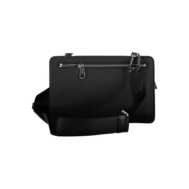 Black Polyester Shoulder Bagadjustable and removable shoulder strap. 1 external pocket, contrasting details, zip closure, logo, 60% recycled polyesterBlack Polyester Shoulder Bag${tagsCalvin KleinAulae Black Polyester Shoulder Bag Calvin KleinAulae Black