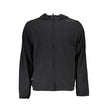 Black Polyester Men SweatshirtElevate your streetwear with this sleek Calvin Klein long-sleeved sweatshirt, expertly crafted for the modern trendsetter. Designed with performance in mind, this hoodie features a technical fabric blend that’s both breathabl