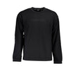 Black Cotton Men SweaterDare to make a bold style statement with this Calvin Klein sweatshirt – a masterpiece that flawlessly combines comfort with iconic fashion. Crafted from a superior blend of cotton and polyester, this sweatshirt offers a plush feel