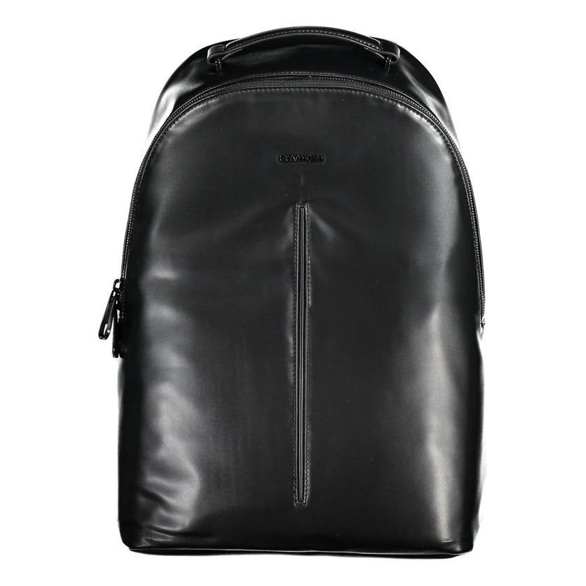 Black Polyester Backpackbackpack 1 handle, adjustable straps, 1 inside pocket, internal compartment, internal pen holder spaces, contrasting details, zip closure, logo, 100% recycled polyesterBlack Polyester Backpack${tagsCalvin KleinAulae Black Polyester