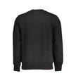 Black Cotton Men SweaterUnleash the essence of modern sophistication with this Calvin Klein sweatshirt. Its bold black hue complements the striking print and iconic logo, radiating trendsetting vibes with every wear. Crafted for comfort and style, this pi