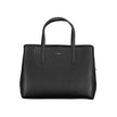 Black Polyester Handbagbag 2 handles, adjustable and removable shoulder strap, 2 compartments, 1 central pocket, 1 inside pocket, zip and snap closure, logo, 100% recycled polyesterBlack Polyester Handbag${tagsCalvin KleinAulae Black Polyester Handbag Cal