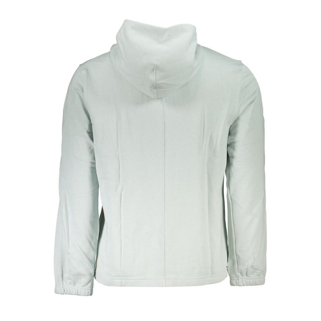 Green Cotton Men SweaterMake a statement with the Calvin Klein Long-Sleeved Hooded Sweatshirt. This trendsetting piece isn’t just about comfort; it’s a fashion-forward symbol of sporty chic. Crafted with attention to detail, it features a cozy brushed int