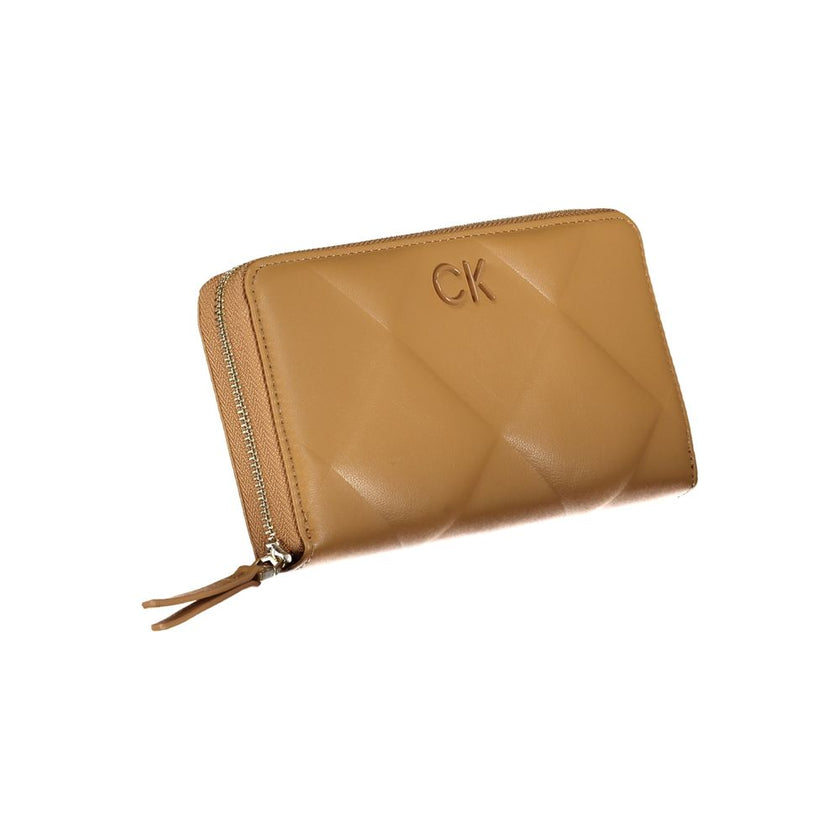 Brown Polyester WalletWALLET WITH 5 COMPARTMENTS, COIN PURSE, DOUBLE SPACES FOR CARDS, RFID BLOCK, ZIP CLOSURE, APPLICATION, LOGOBrown Polyester Wallet${tagsCalvin KleinAulae Brown Polyester Wallet Calvin KleinAulae Brown Polyester Wallet WALLET WITH 5 CO