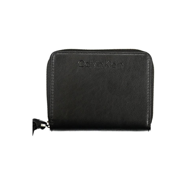 Black Polyester WalletWALLET WITH 2 COMPARTMENTS, COIN PURSE, SPACES FOR CARD, RFID BLOCKING, ZIP CLOSURE, REMOVABLE LONG PULL, LOGO, RECYCLED POLYESTERBlack Polyester Wallet${tagsCalvin KleinAulae Black Polyester Wallet Calvin KleinAulae Black Polyester