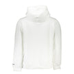 White Cotton Men's Hooded SweaterElevate your loungewear game with this pristine Calvin Klein sweatshirt. Expertly crafted, it offers both a sharp look and supreme comfort. Sporting a classic hood, convenient central pocket, and the iconic Calvin Klein lo