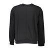 Black Polyester Men SweaterElevate your casual style with this sleek Calvin Klein sports sweatshirt. Crafted for comfort and statement-making appeal, the brushed fabric offers a luxe touch, while the bold CK print and logo upfront showcase a trendy, athle