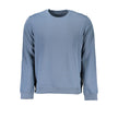 Blue Polyester Men SweaterMake a bold statement with Calvin Klein’s athleisure prowess in this sleek blue sports sweatshirt. Perfect for the modern trendsetter, it features a brushed finish for that extra touch of luxury, while the iconic CK logo print co