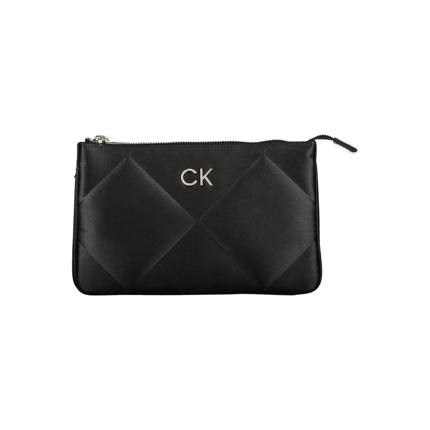 Black Polyester HandbagADJUSTABLE SHOULDER BAG, 2 COMPARTMENTS, 1 INTERNAL CARD POCKET, CONTRASTING DETAILS, ZIP CLOSURE, LOGO, 95% RECYCLED POLYESTERBlack Polyester Handbag${tagsCalvin KleinAulae Black Polyester Handbag Calvin KleinAulae Black Polyester