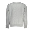 Gray Polyester Men SweaterWrap yourself in the epitome of casual sophistication with this Calvin Klein Sports Long Sleeve Sweatshirt. Designed with the modern trendsetter in mind, this brushed crew neck piece boasts striking contrast details and a bold pr