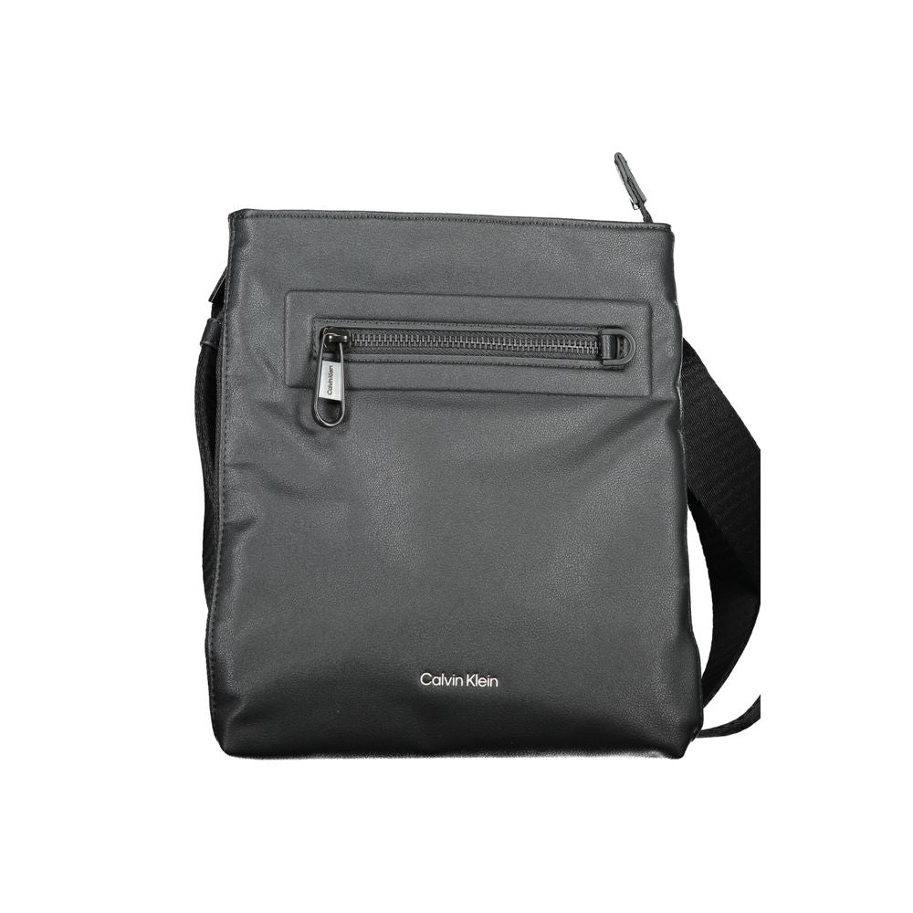 Black Polyester Shoulder BagADJUSTABLE SHOULDER STRAP, 1 EXTERNAL POCKET, 1 INTERNAL POCKET, ZIP CLOSURE, LOGO, 95% POLYESTER RECYCLEDBlack Polyester Shoulder Bag${tagsCalvin KleinAulae Black Polyester Shoulder Bag Calvin KleinAulae Black Polyester Should