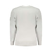 Gray Cotton Men SweaterUnleash the epitome of urban sophistication with this Calvin Klein masterpiece. A symphony of style and sustainability, this long sleeve sweatshirt is your ticket to effortless fashion. Its crew neck design and brushed interior boas